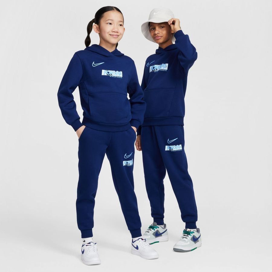 Nike Bas de Survêtement Club Fleece Erling Haaland Personal Edition - Bleu/Bleu Enfant