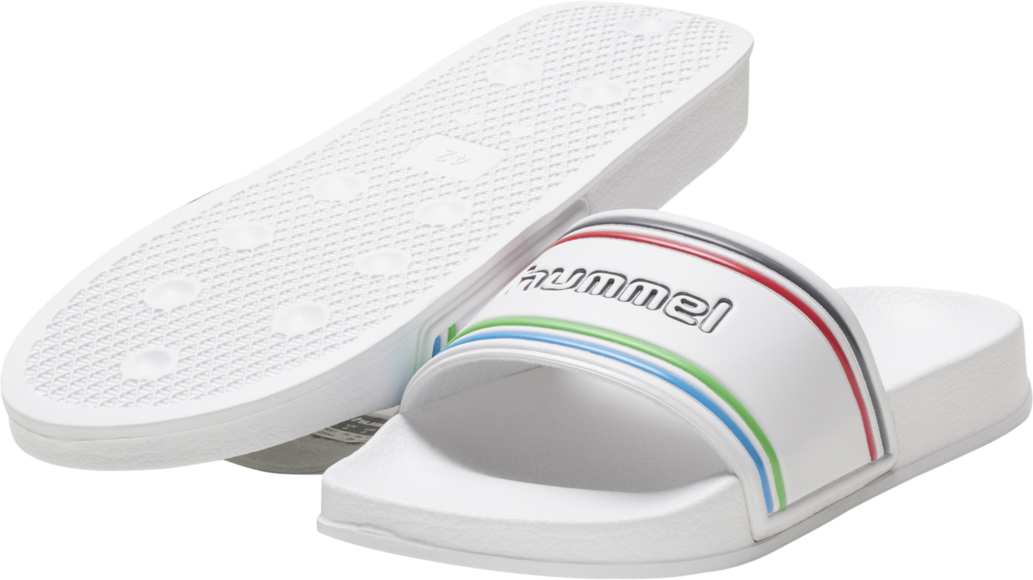 Pool Slide Retro White