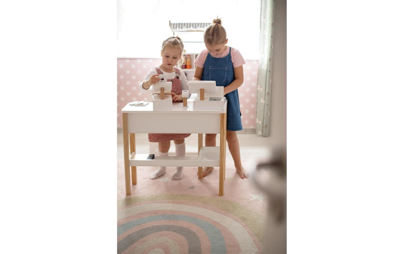 Waage freshMultifunktionale Spielwaage aus Holz mit extra grosser Waagschale