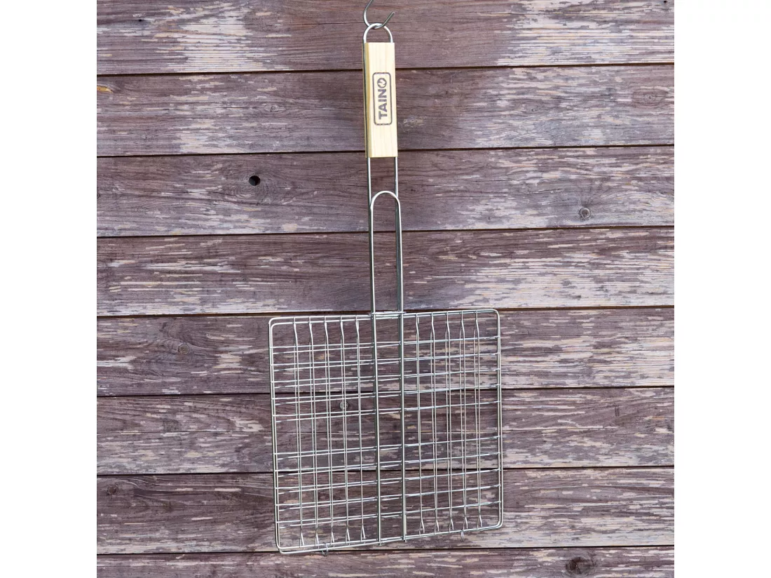 Panier à rôtir pour hamburgers en acier inoxydable