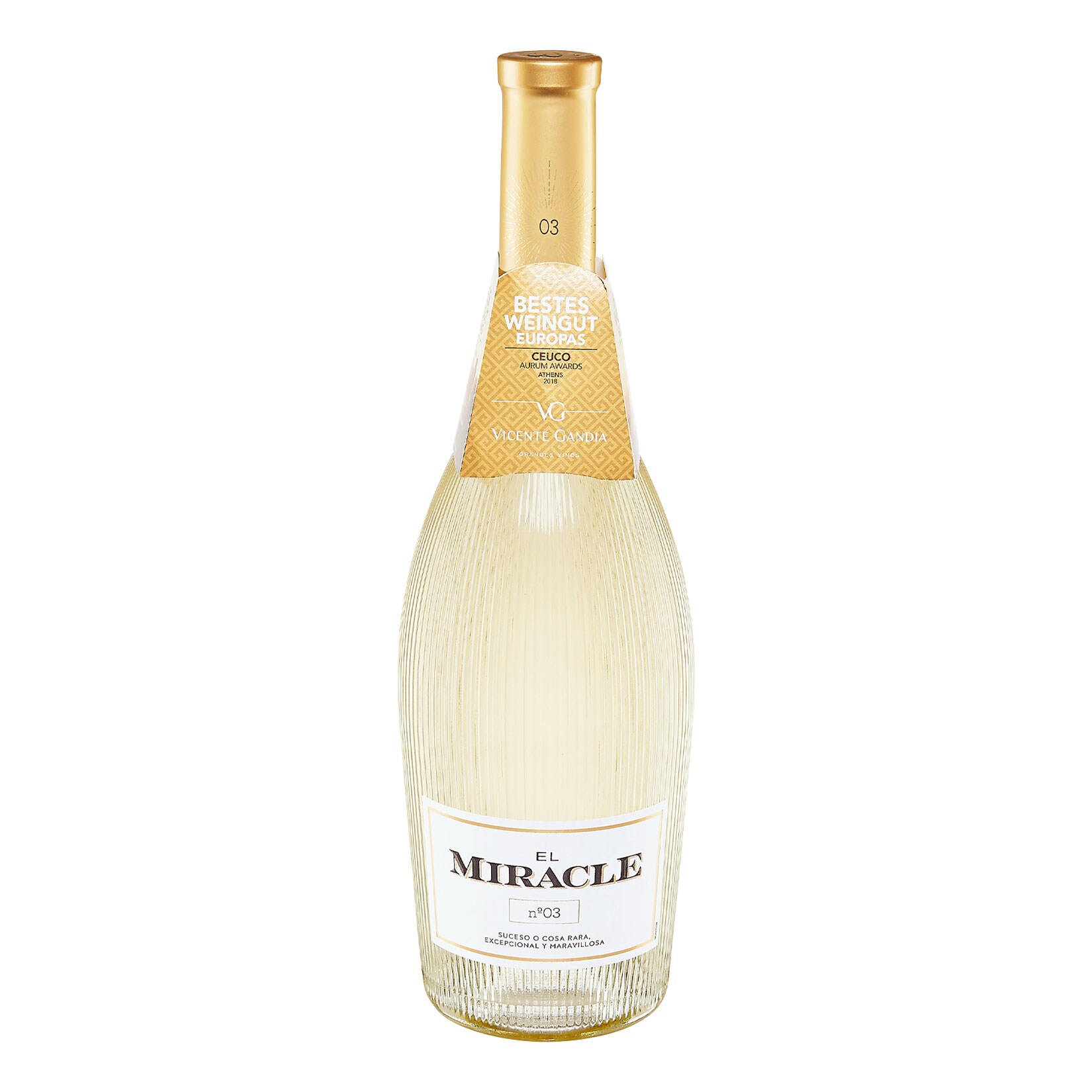 Vicente Gandia El Miracle No. 3 12,0 % vol 0,75 Liter