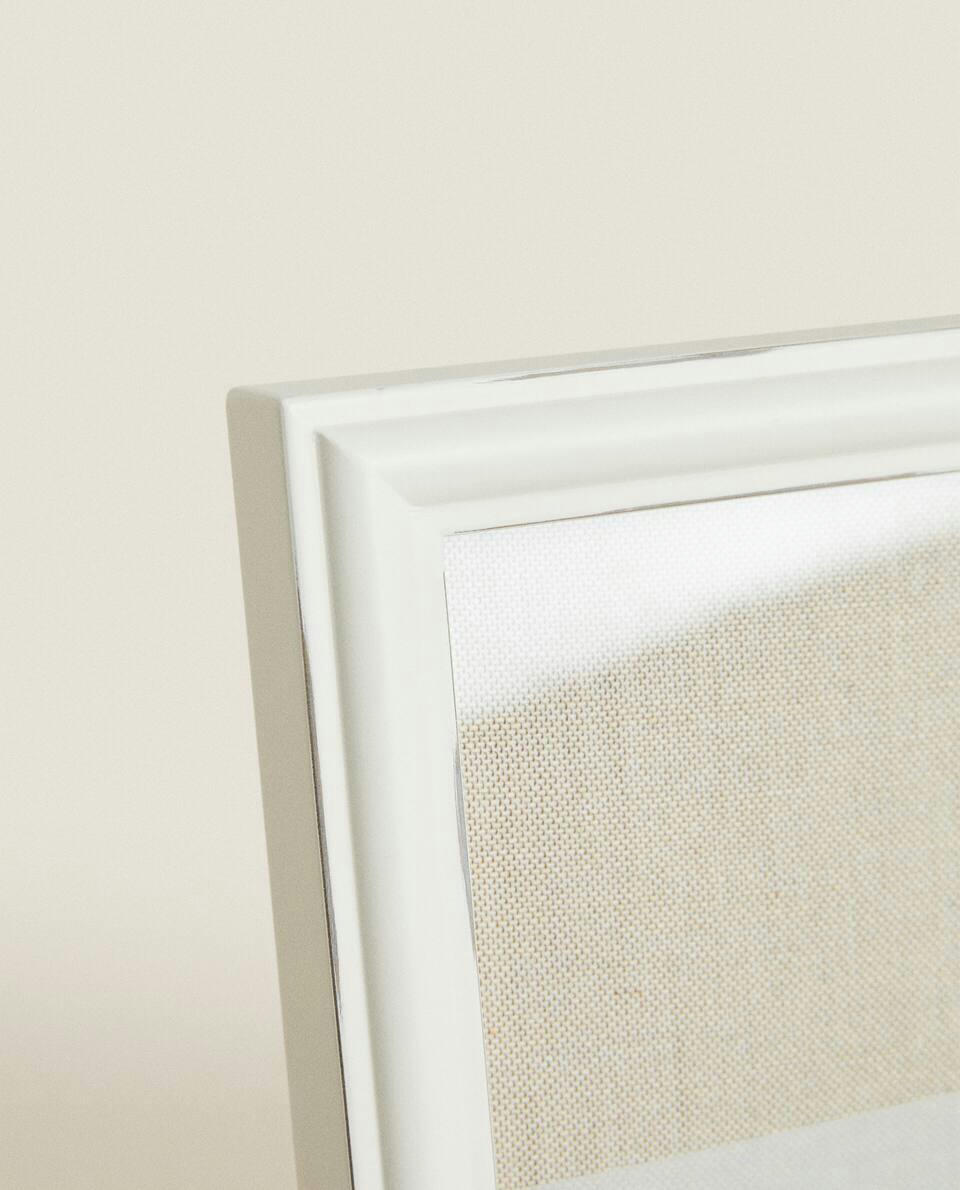 MOLDURA DE MADEIRA CREME