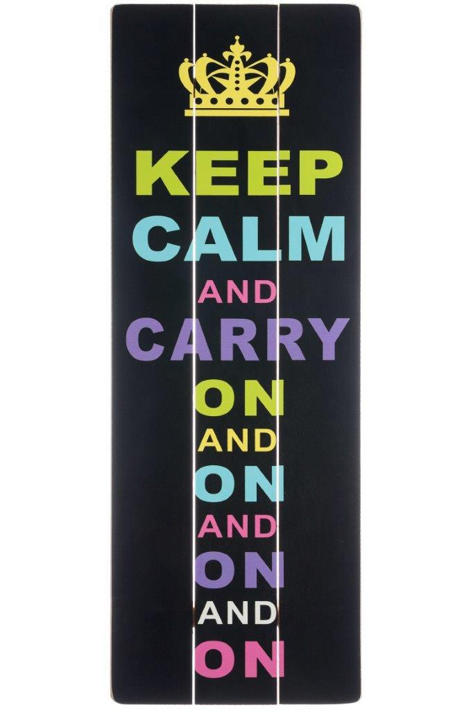 Holzschild - Carry On - 30x80 cm
