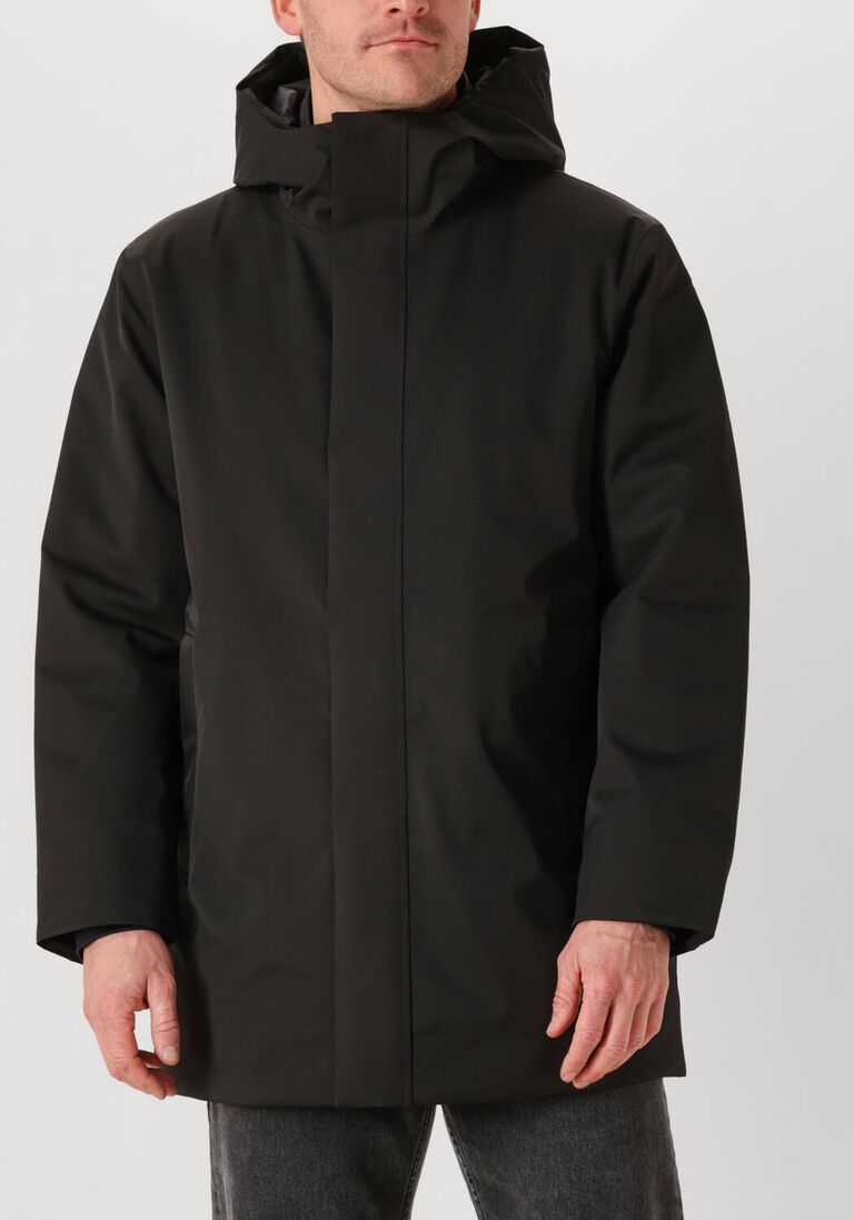 zwarte nn.07 parka's blake hood 8240