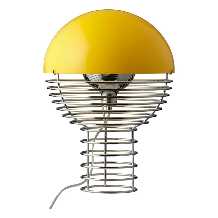 Verpan Lampe à poser Wire - Verner Panton | Jaune