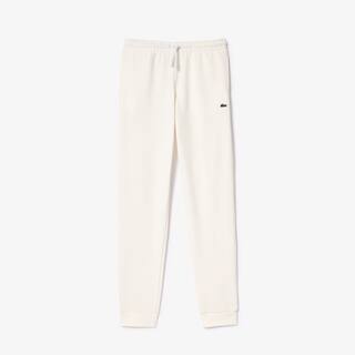 Pantalon de survêtement Jogger femme Lacoste en molleton Pantalons de survêtement - Blanc - Lacoste - Femme