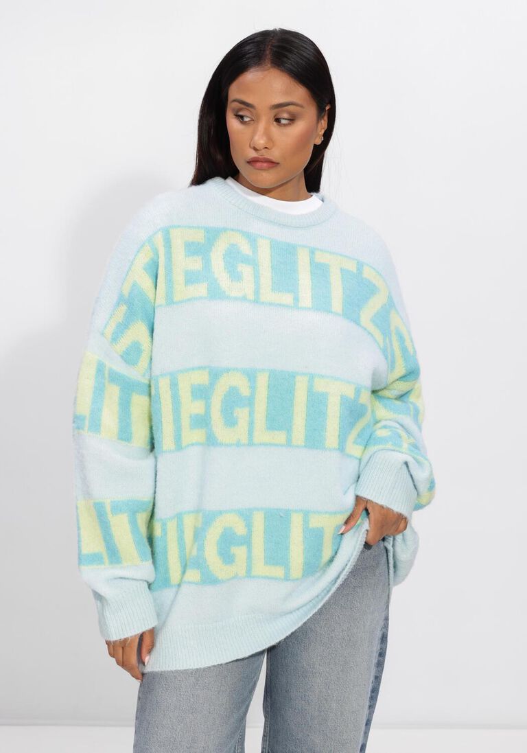 blauwe stieglitz truien/vesten keisha knitted sweater