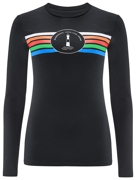 Heggholmen Long Sleeve Dame Navy Blue