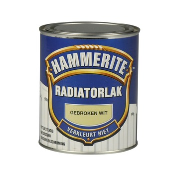 Hammerite radiatorlak hoogglans gebroken wit 750 ml