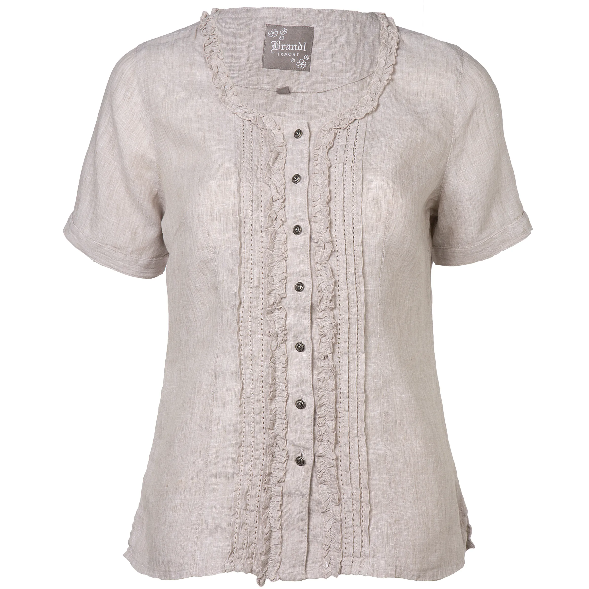 Damen Trachtenbluse aus Leinen
