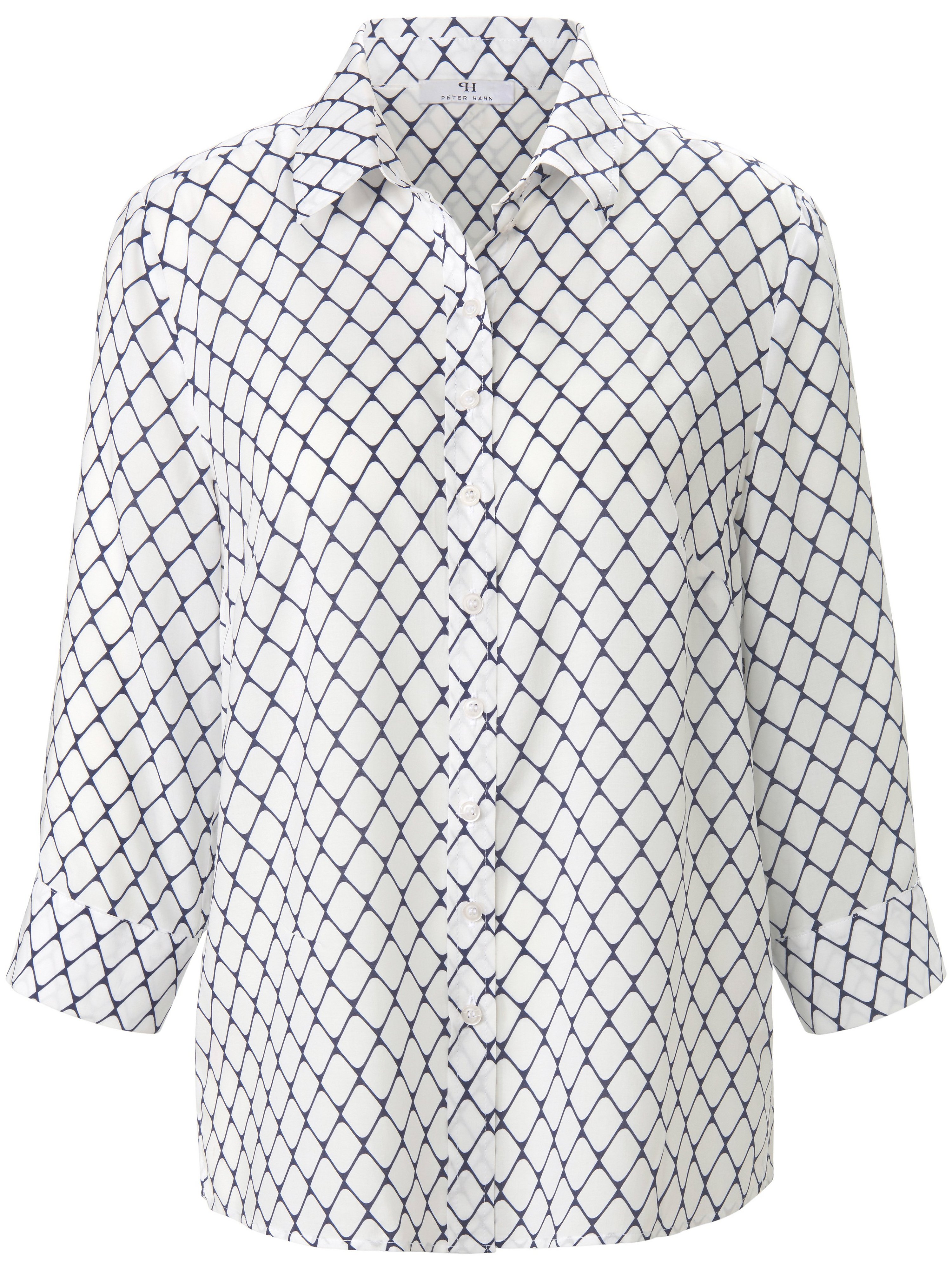 Bluse mit 3/4-Arm zum Krempeln