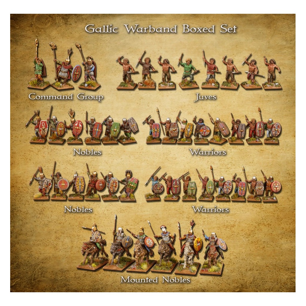 Clash of Spears - Gallic Warband Boxed Set