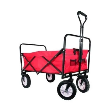 Outdoor Active Bollerwagen aus Metall, faltbar, rot