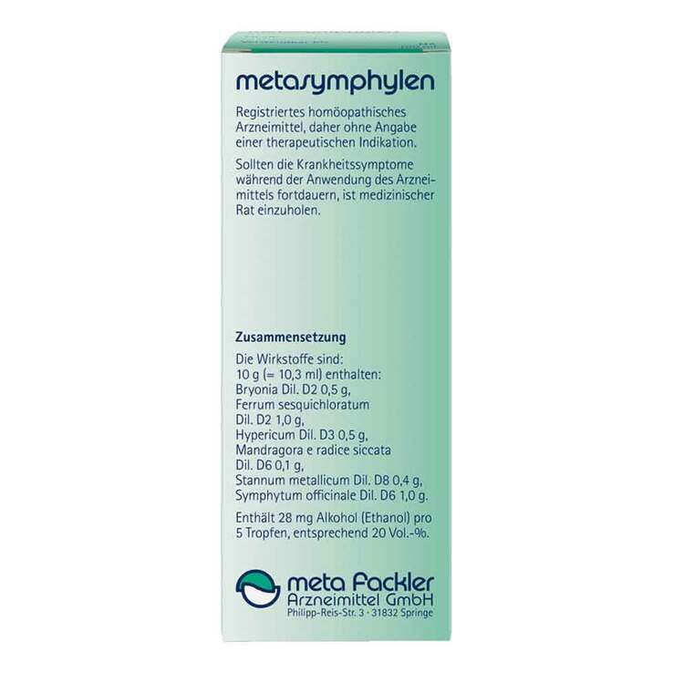 Metasymphylen Tropfen zum Einnehmen, 100 ml