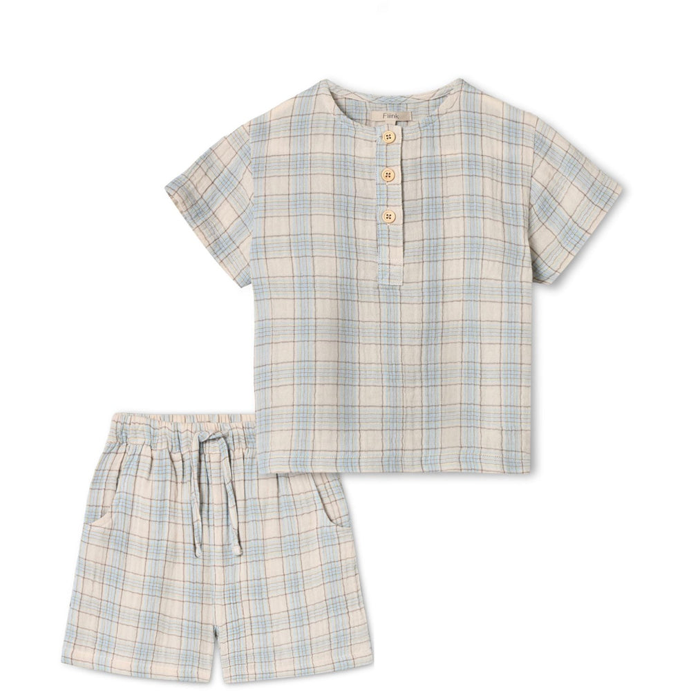 Køb Fliink Sandshell Check Cha Cha Shorts Sæt