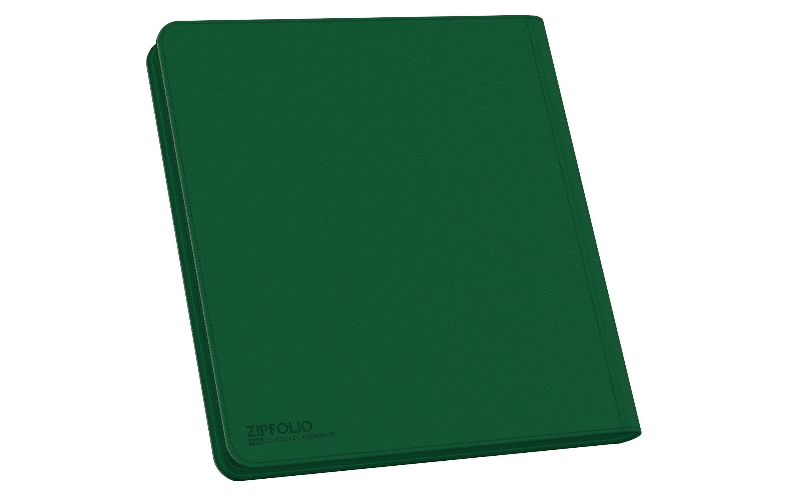 Karten-Portfolio QuadRow ZipFolio 480 24-Pocket, grün24 Pocket Portfolio