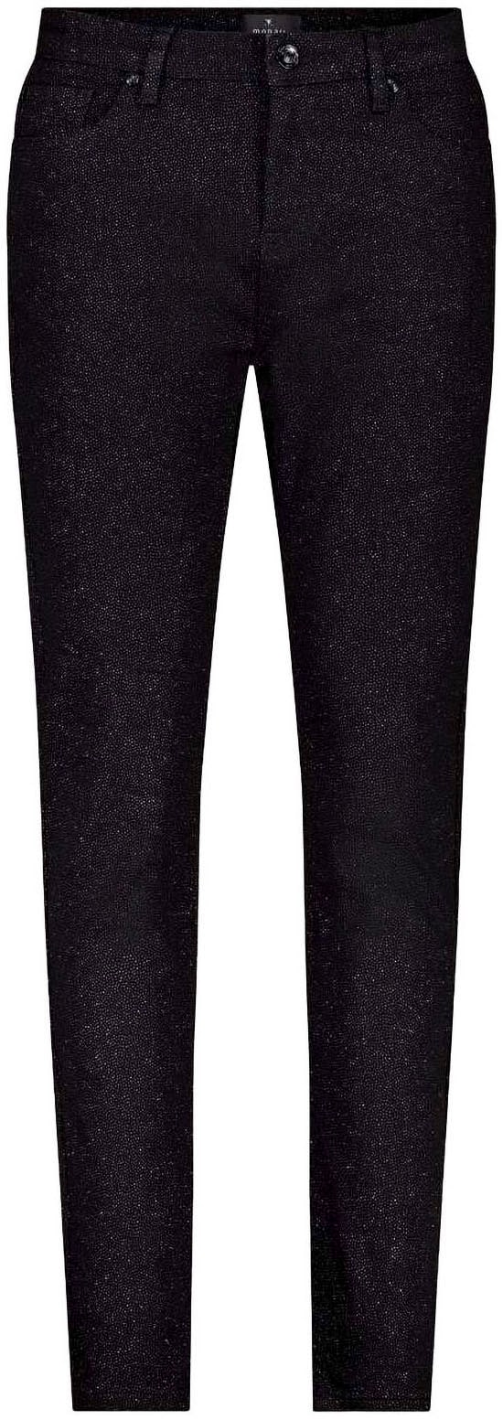 Monari Röhrenhose  mit Glitzerdruck