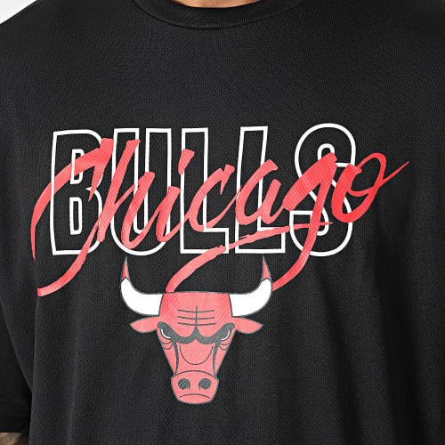 Tee Shirt Script Mesh Chicago Bulls 60332209 Noir