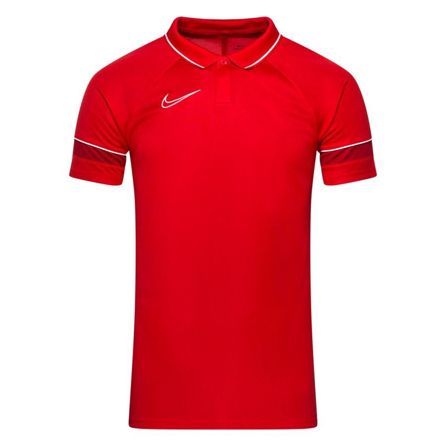 Nike Polo Dri-FIT Academy 21 - Rouge/Blanc