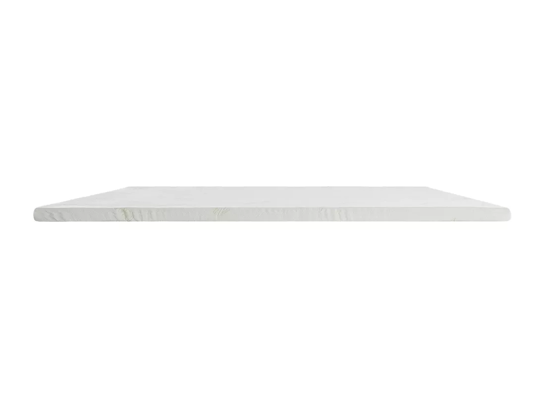 Surmatelas 140 x 190 cm luxe mémoire de forme coutil aloe vera ép.5cm - LACETO de NATUREA