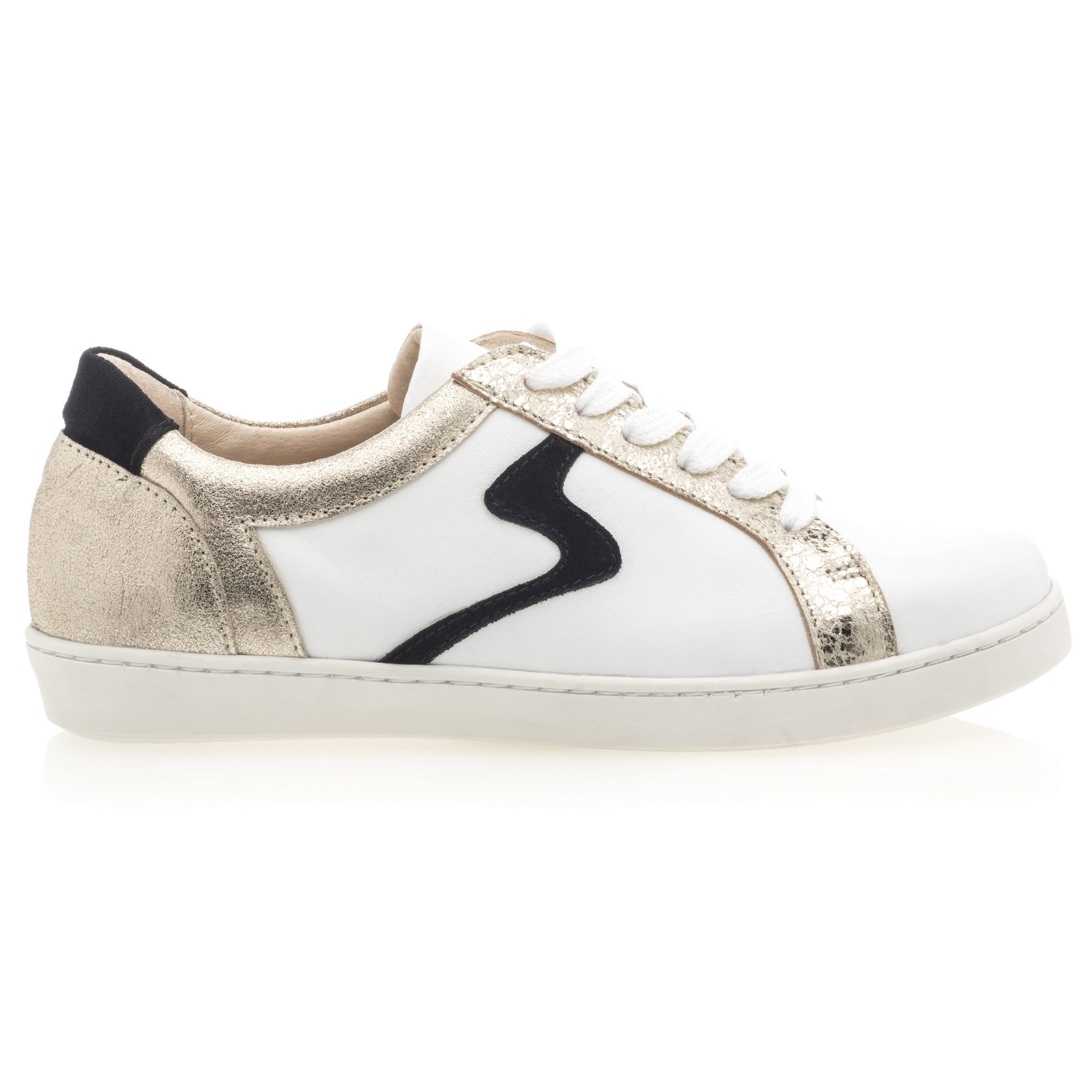 Baskets basses Femme en cuir blanc