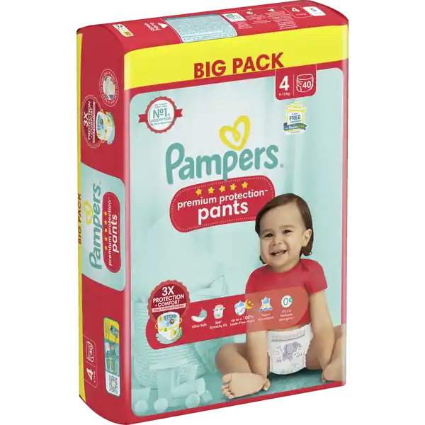 Premium protection pants Gr. 4 (9-15kg) Big Pack