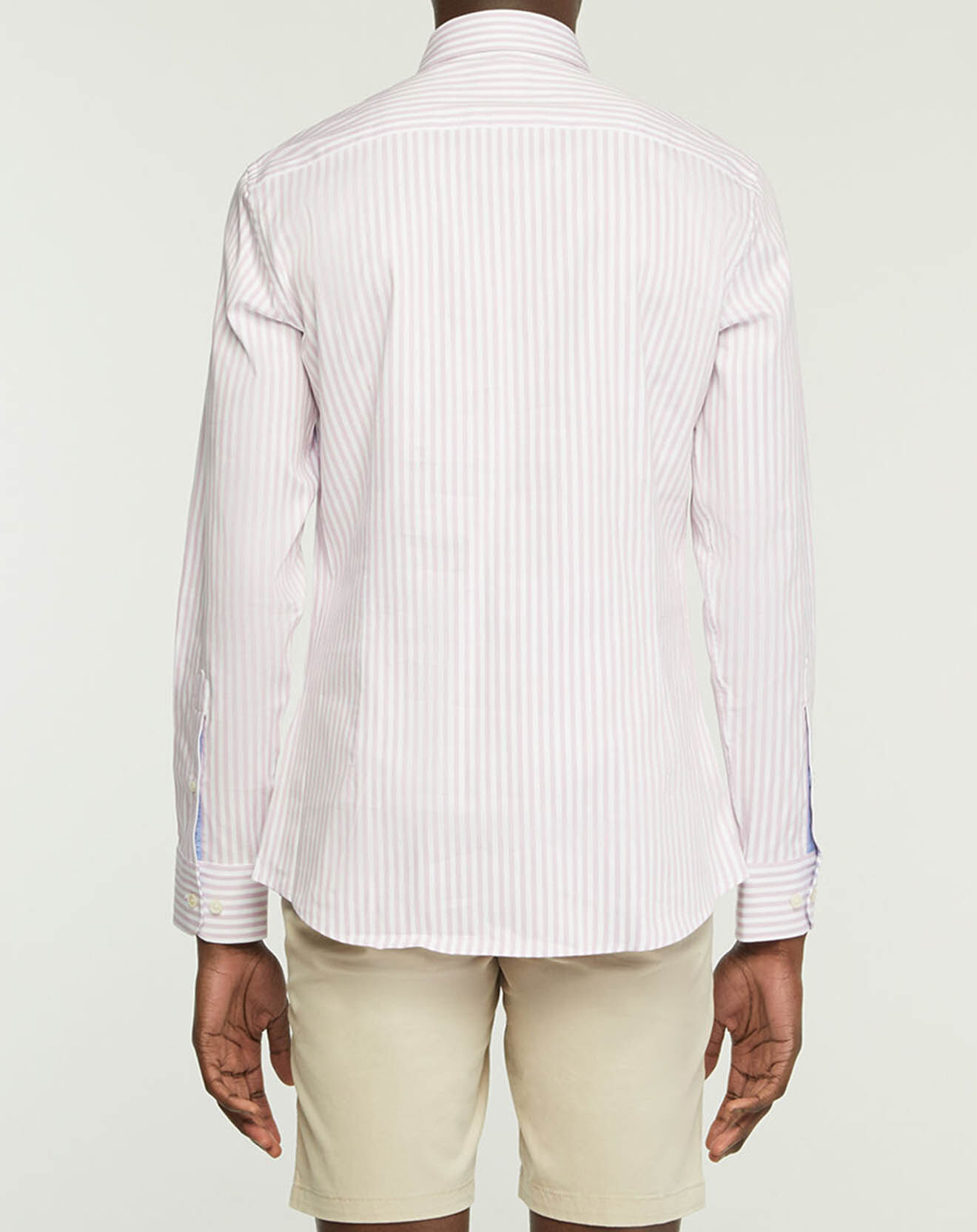 Hackett London Chemise Slim Fit Biface à rayures rose