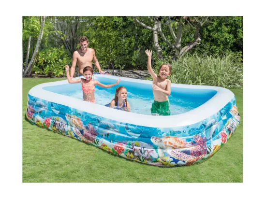 Piscine Gonflable Rectangulaire 
