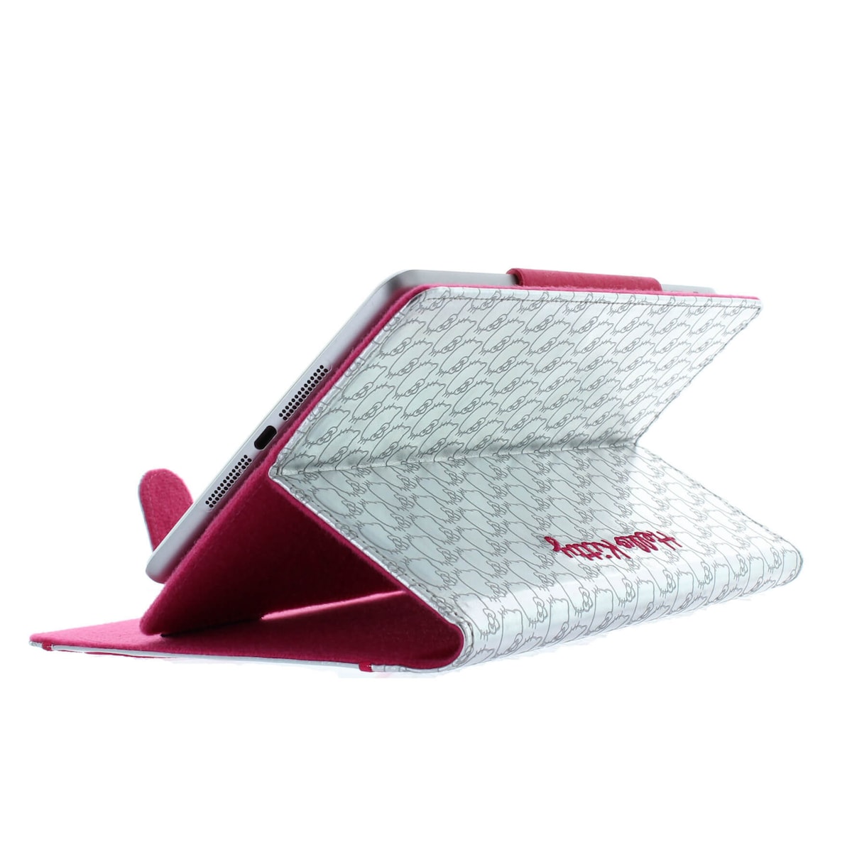 HELLO KITTY Tablet Etui Sølv 7-8