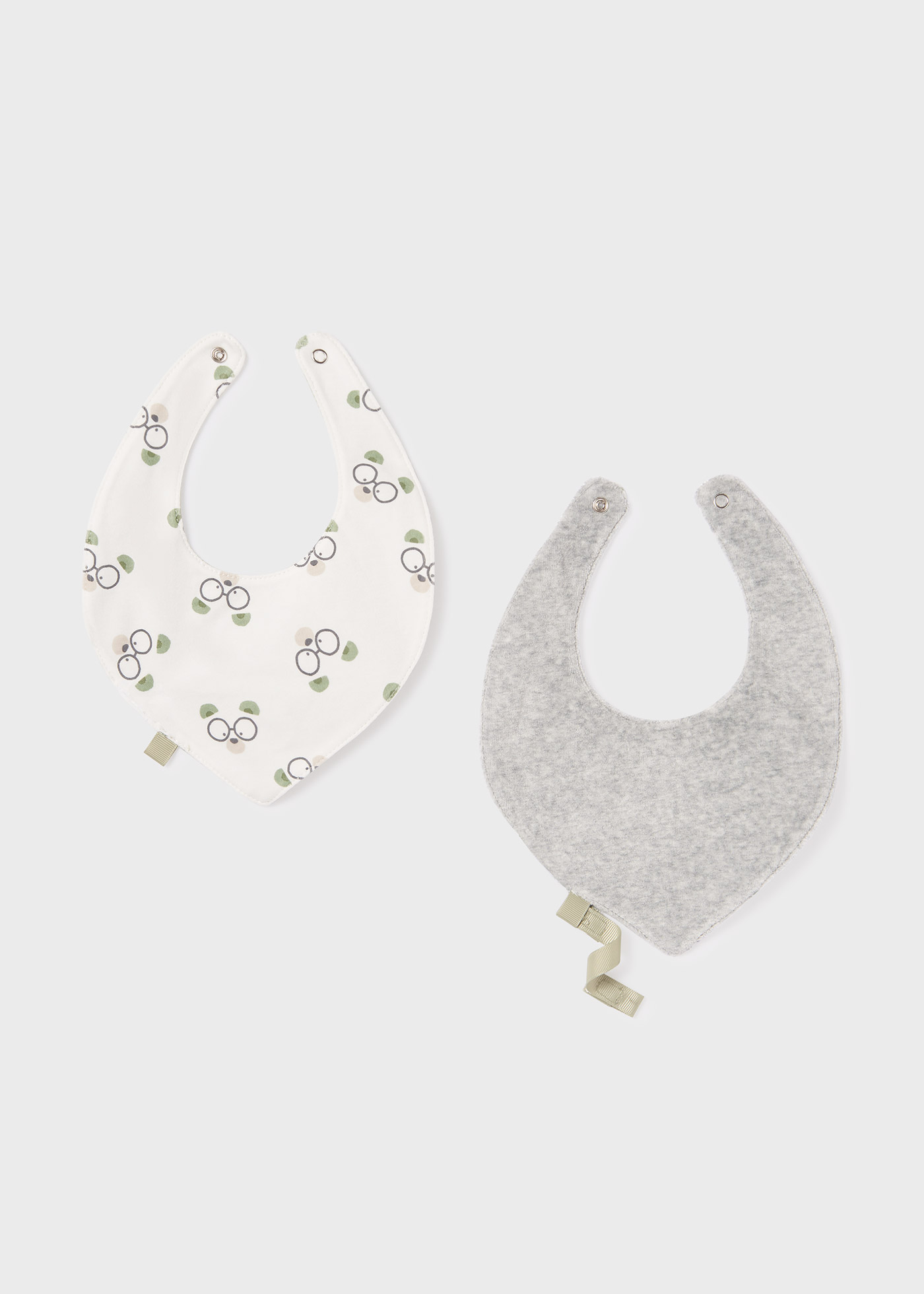 Conjunto de 2 babadores Better Cotton para bebês