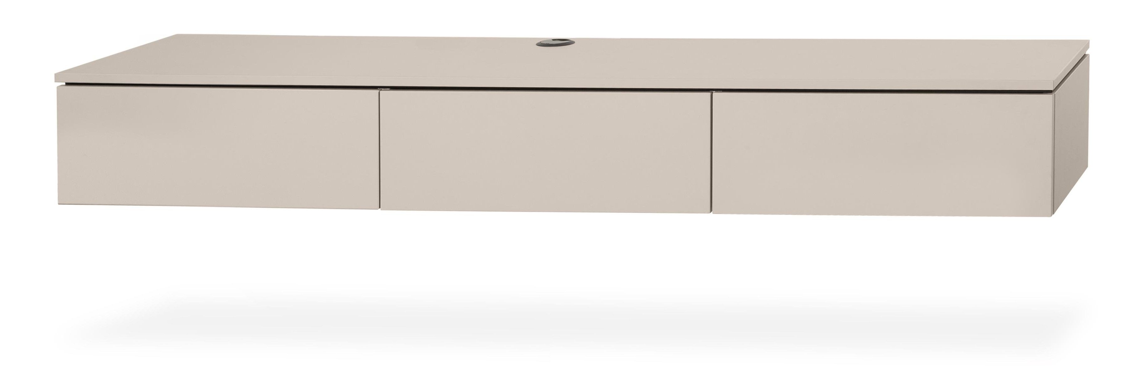 Hangend tv-meubel 3 deurs Sulvetica - Stuttgart B180 x D40 x H36 cm