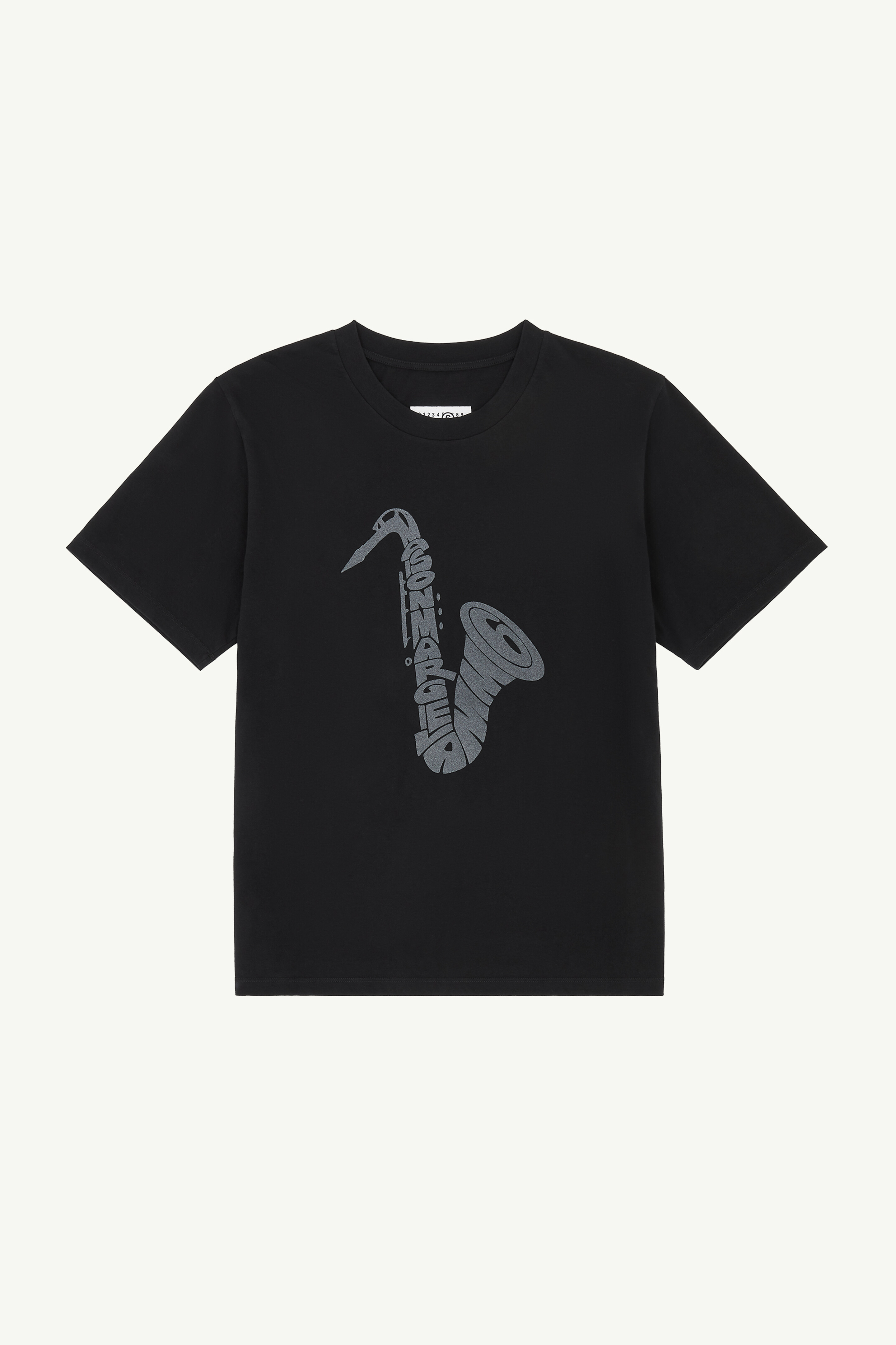 T-shirt Saxophone en coton pour homme | MM6