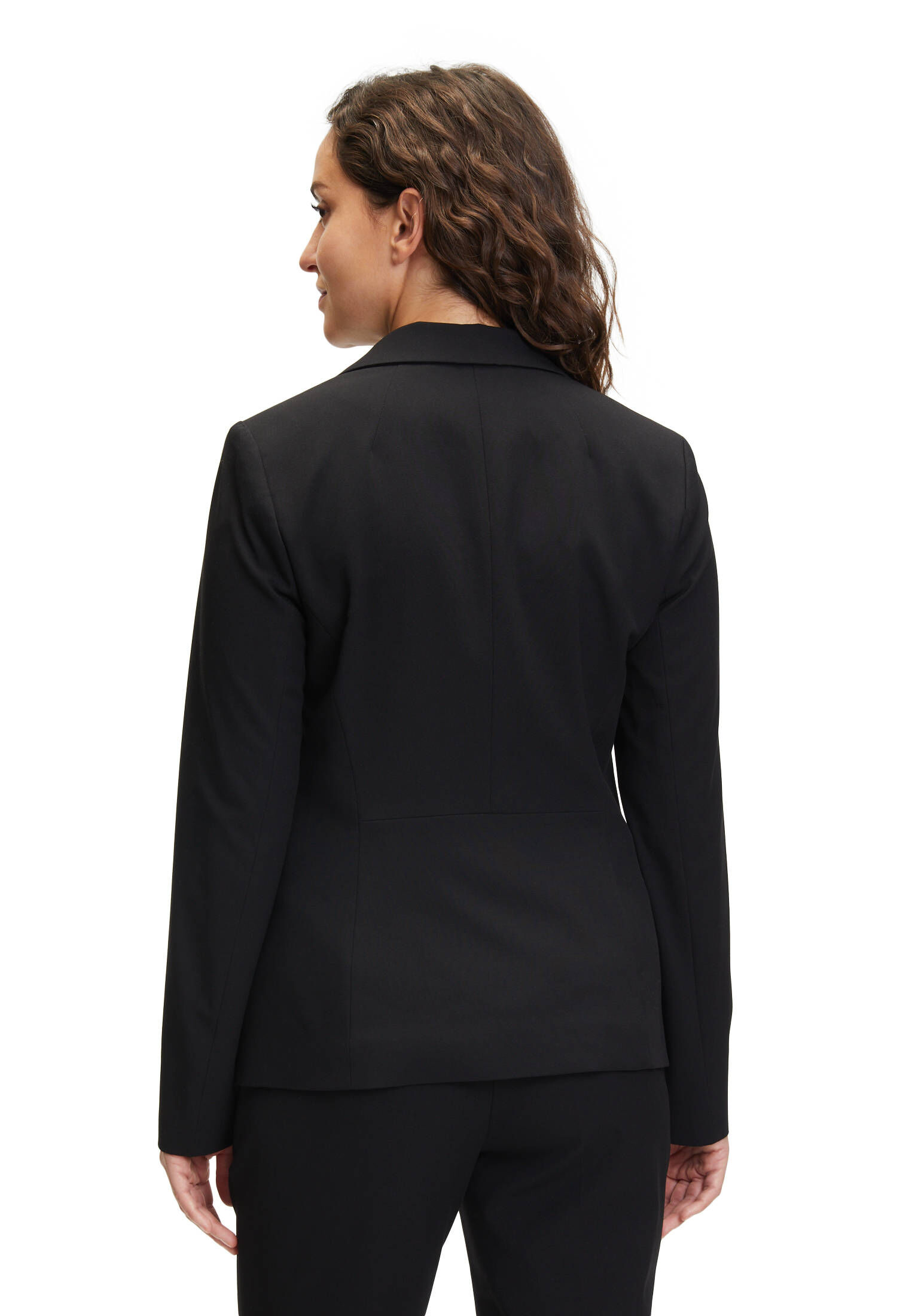 Betty & Co| Damen Klassischer Blazer mit Taschen