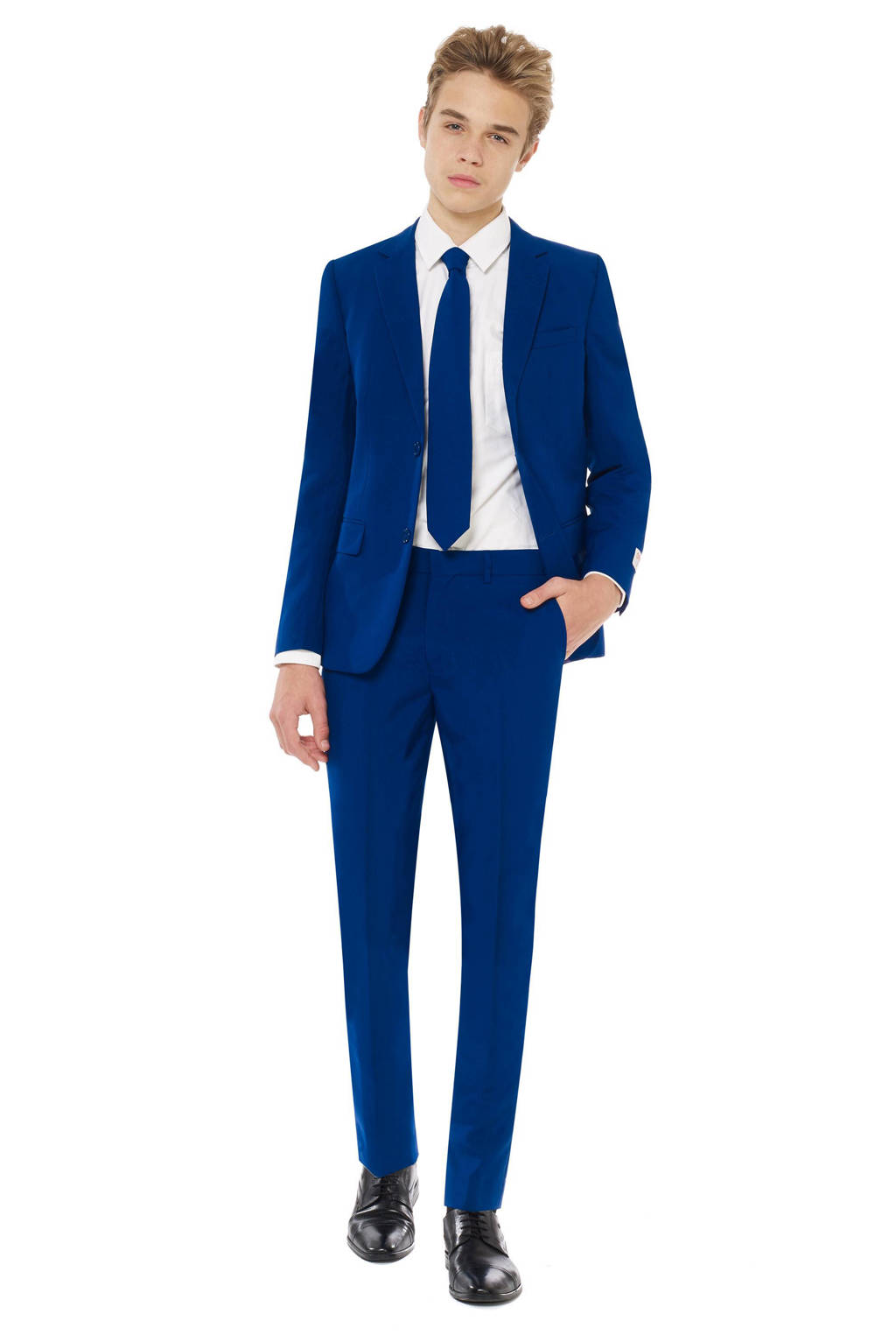 OppoSuits kostuum Navy Royale blauw