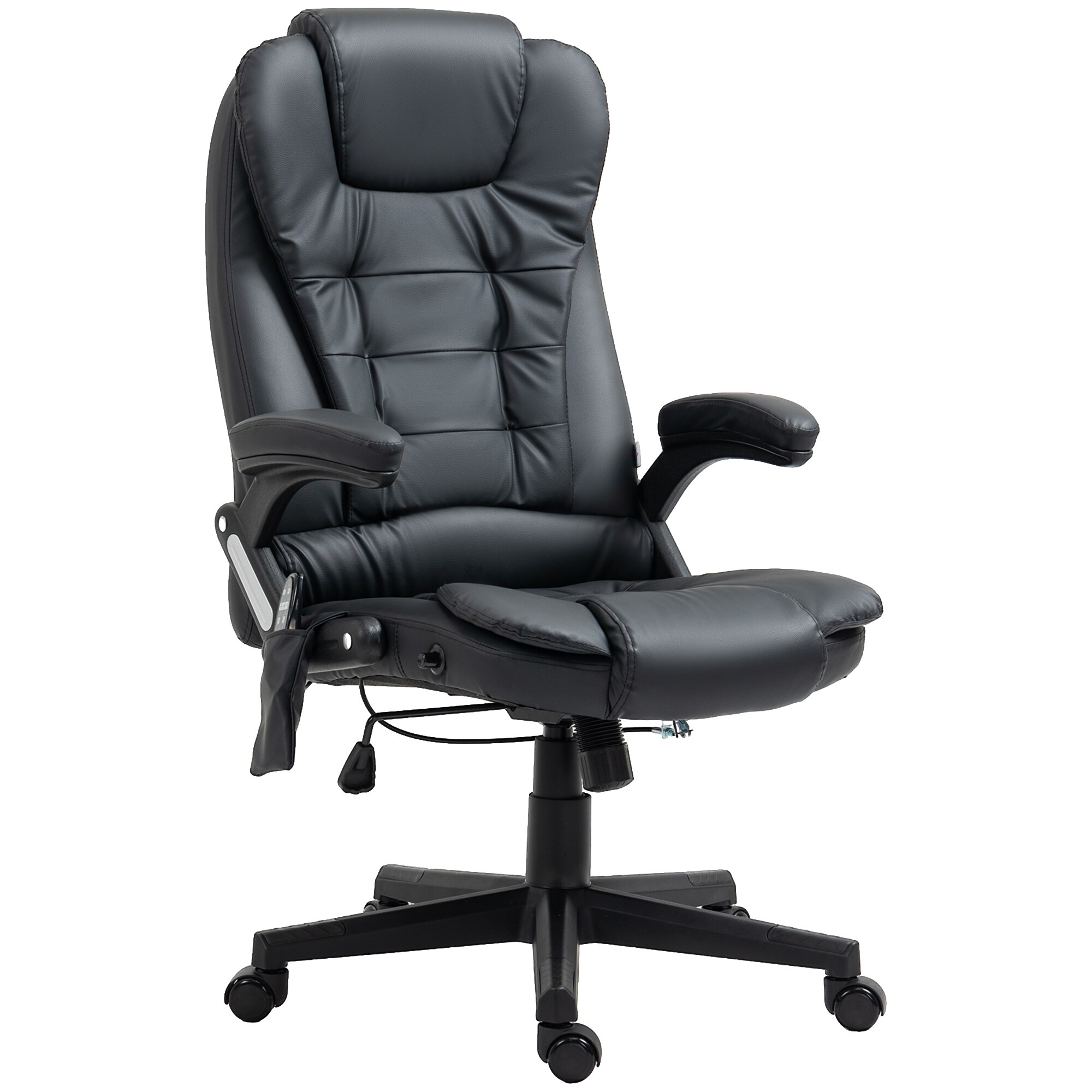 HOMCOM Bürosessel / Chefsessel mit Massagefunktion 62 x 68 x (111-121) cm (BxTxH)