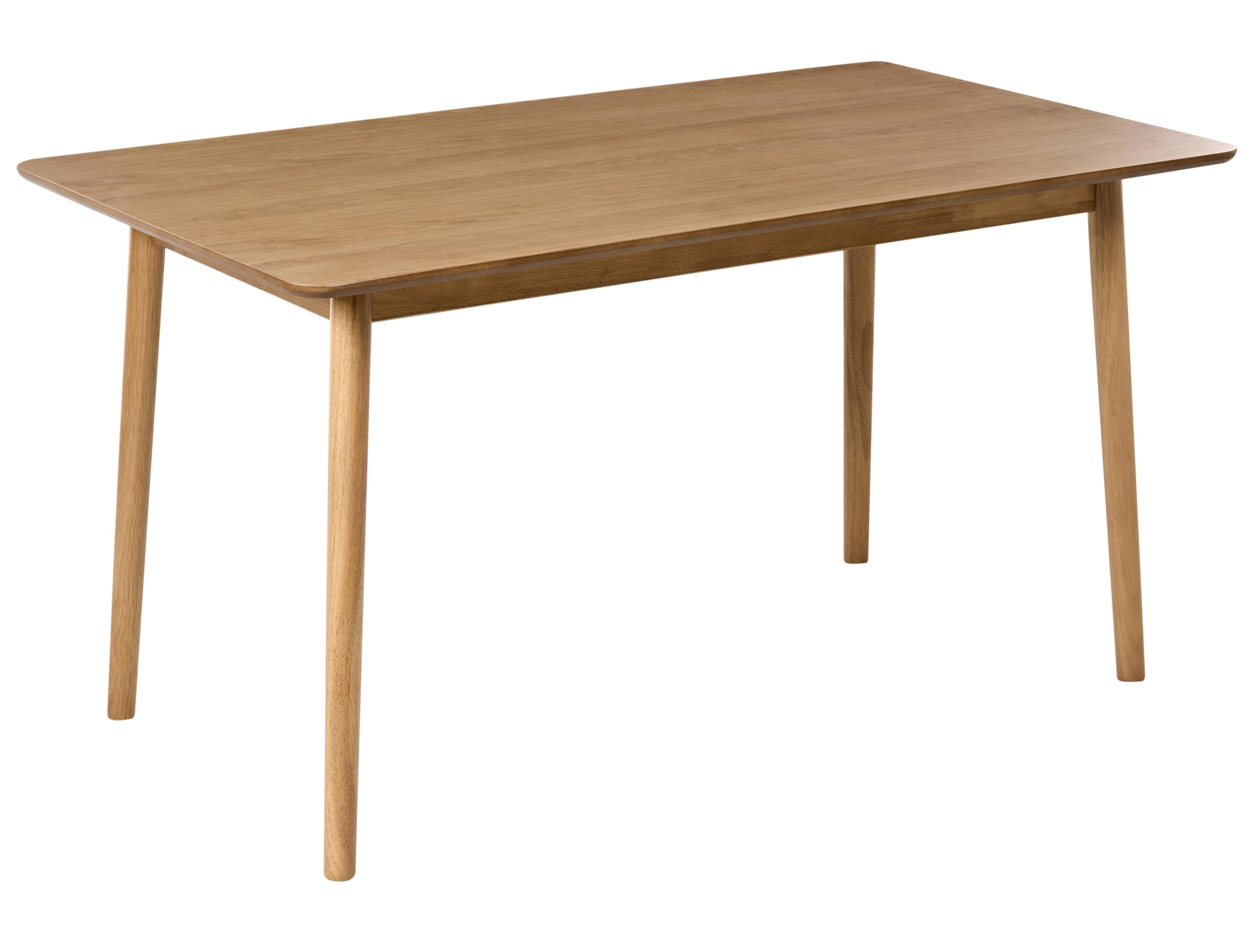 Eettafel ELVYN Licht eikenhout 80 cm 140 cm