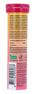 Roter Vitamine C 1000mg Weerstand Zwarte Bes Appel Bruistabletten 15ST