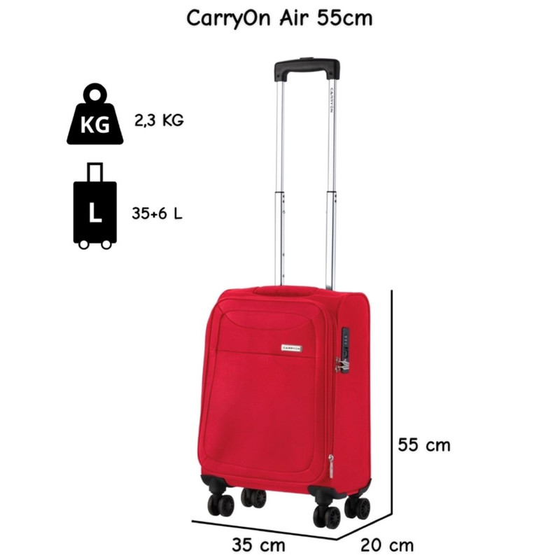 CarryOn Air 55 cm handbagage koffer - Red