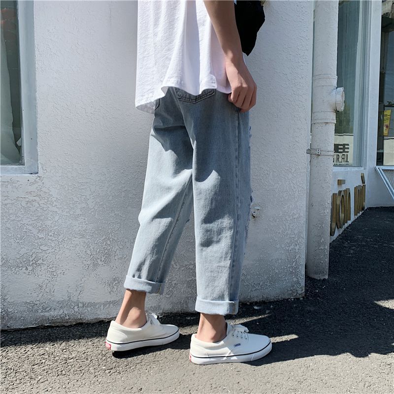 Lorencho - Versleten Harem Jeans