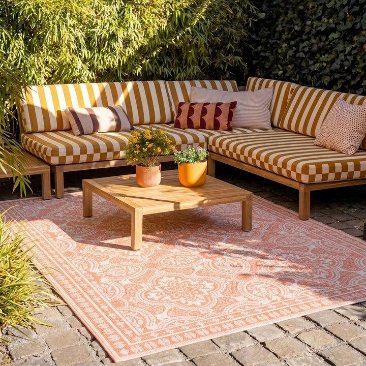 Buitenkleed - Summer Oriental Roze