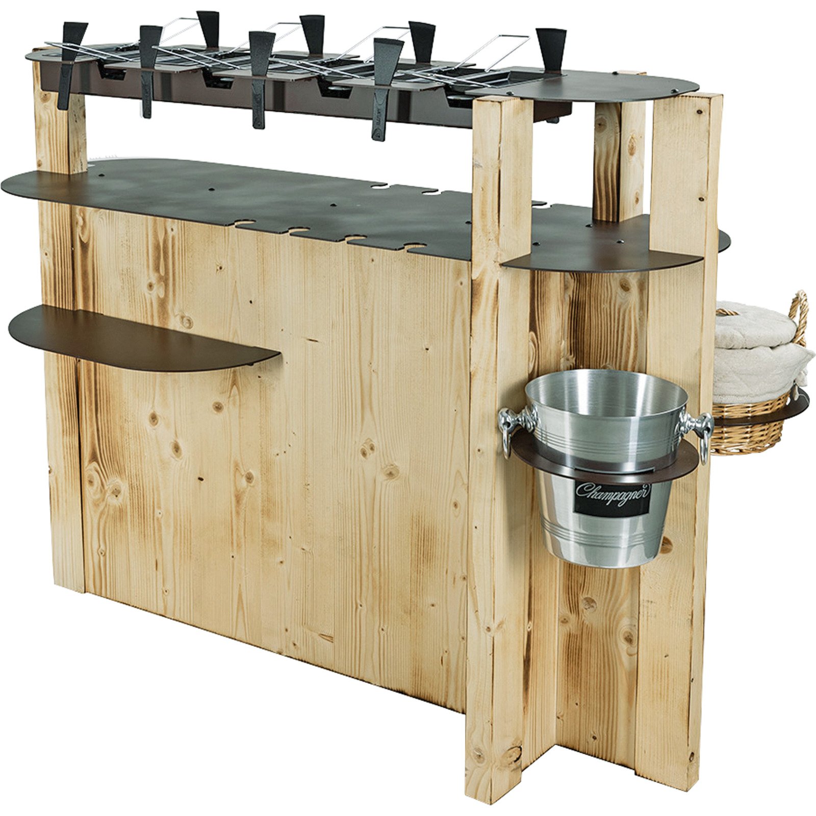 Nouvel Raclette Bar Cross 59-teilig