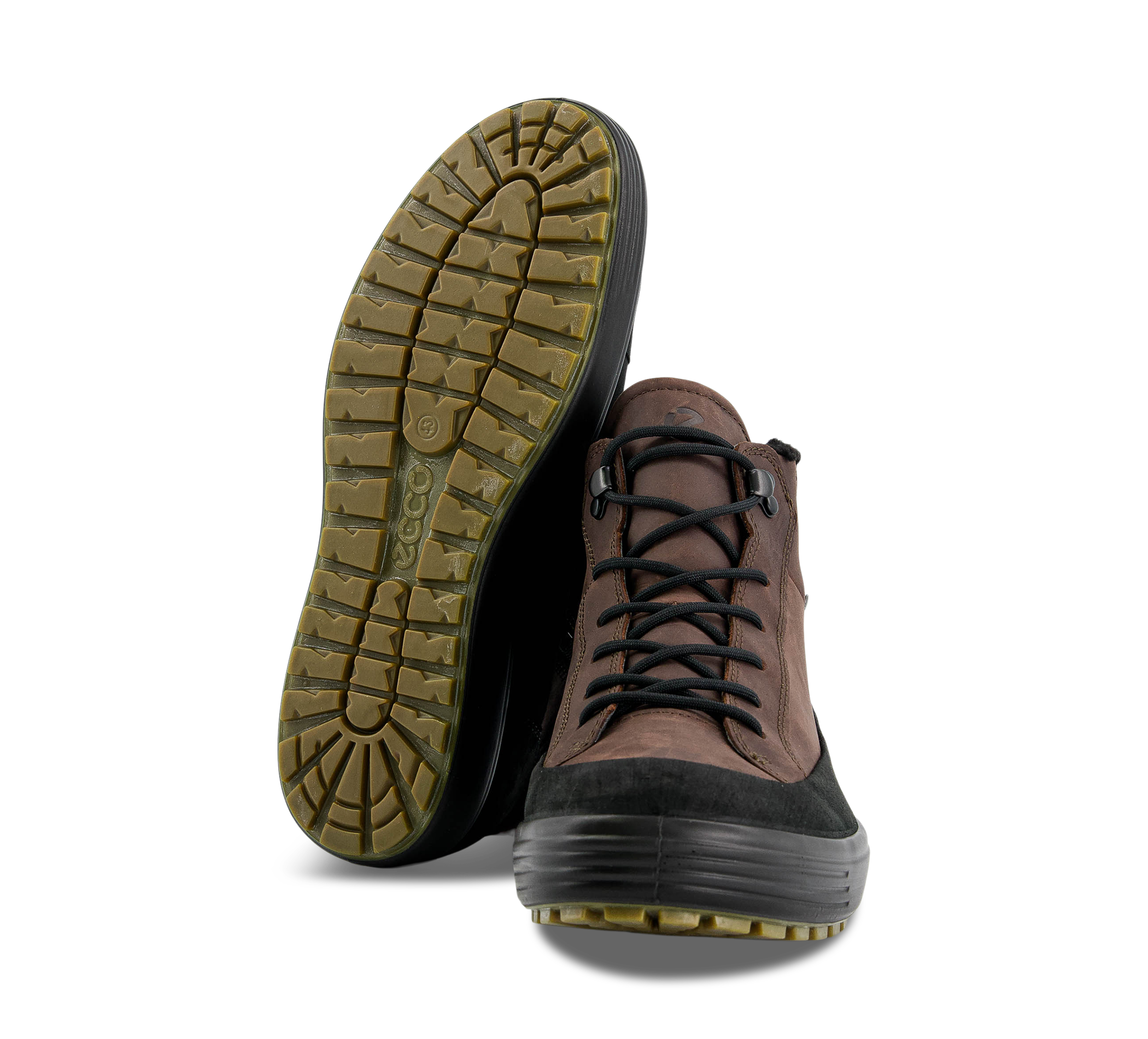 Ecco Soft - Schnürboots braun