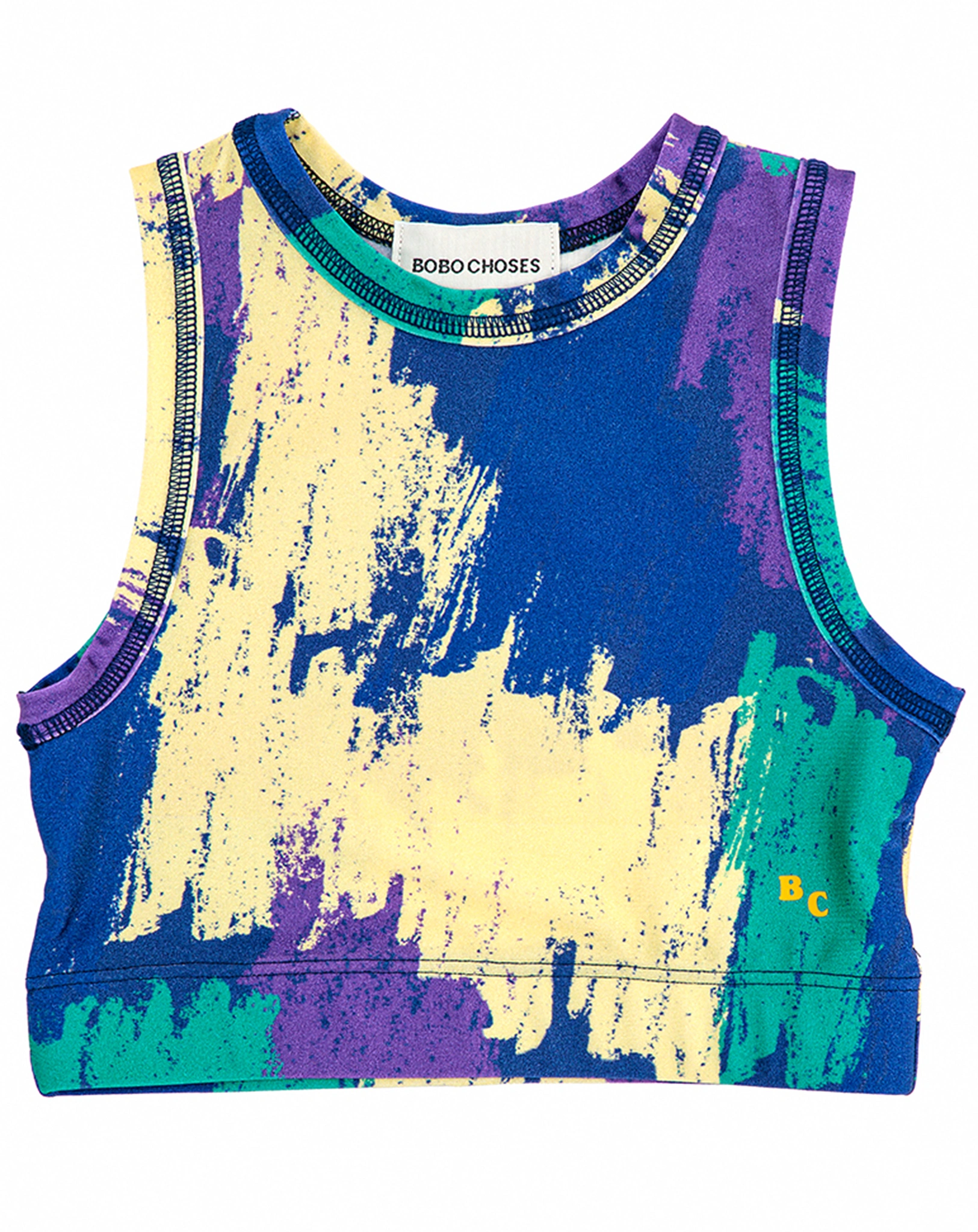 Tank-Top SHADOWS AOP in midnight blue