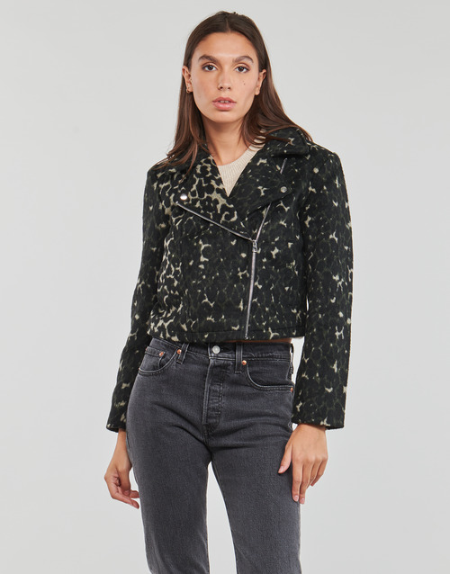 JDY - JDYTENNESSEE LEO BIKER JACKET OTW QIQ - Vert