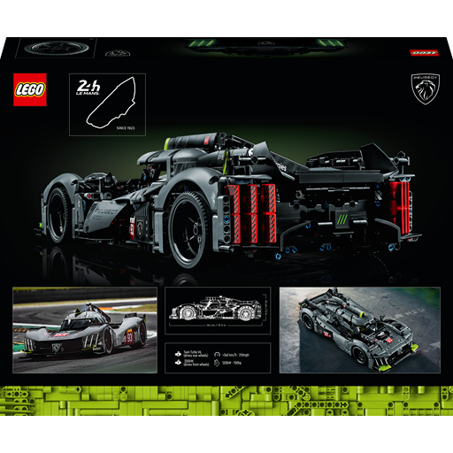 LEGO Technic Peugeot 9x8 24H Le Mans Hybrid Hypercar - 42156