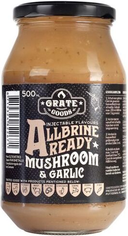 Grate Goods allbrine ready mushroom & garlic