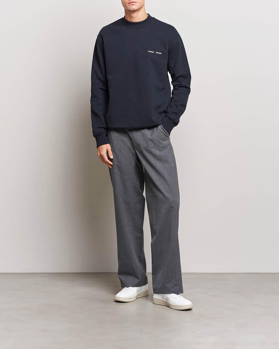Samsøe Samsøe Norsbro Crew Neck Sweatshirt Sky Captian