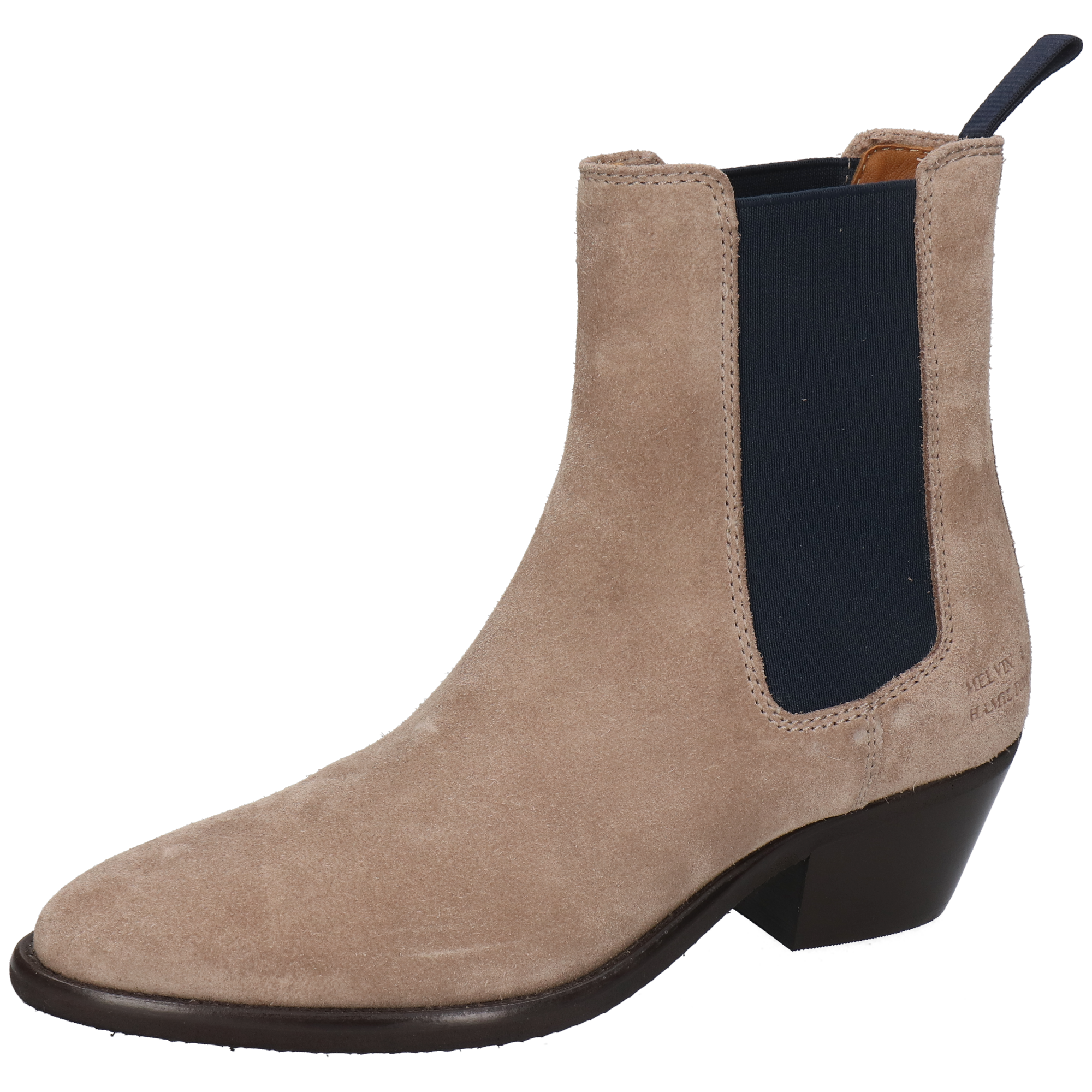 BRIDIE 3 - Bottines à talon cubain | Marron