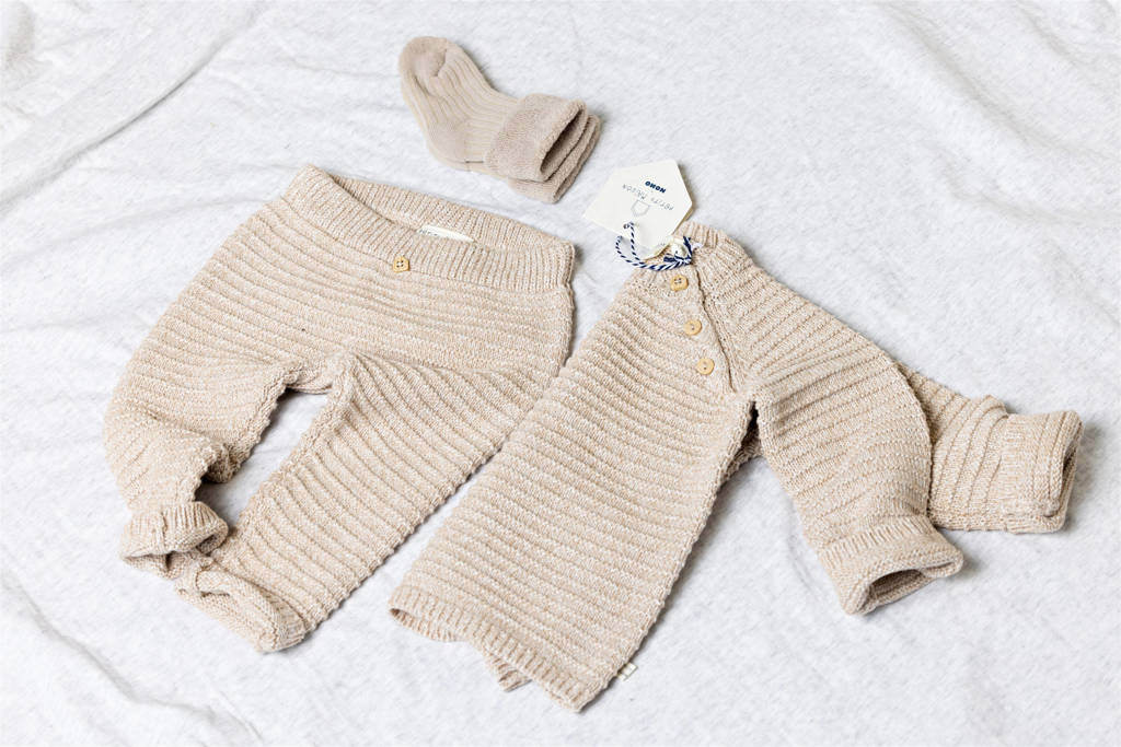 Petite Maison baby regular fit broek Seol beige