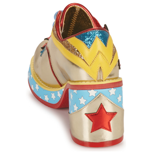 Irregular Choice - AMAZON WARRIOR - Doré / Rouge / Bleu